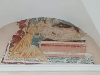 Affresco - Chiesa della Santissima Trinità a Sostegno
