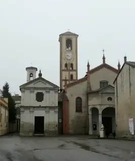 Facciata - Parrocchiale di San Germano a Palazzolo Vercellese