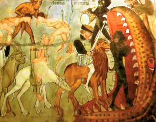 Affreschi - Chiesa di San Fiorenzo a Bastia Mondovì