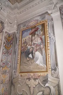 Affresco - Chiesa o Canonica Regolare di San Giulio a Bellinzago NovareseFrazione Badia di Dulzago
