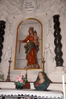 Madonna del Rosario - Chiesa o Canonica Regolare di San Giulio a Bellinzago NovareseFrazione Badia di Dulzago