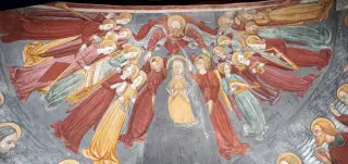 Assunzione di Maria e Padreterno - Oratorio o Chiesa di Santa Maria di Linduno o Lindeno a MomoFrazione Linduno