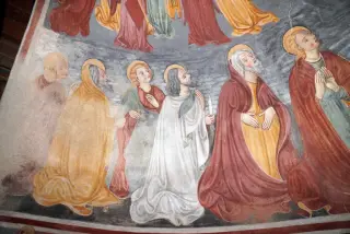 Apostoli - Oratorio o Chiesa di Santa Maria di Linduno o Lindeno a MomoFrazione Linduno