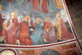 Apostoli - Oratorio o Chiesa di Santa Maria di Linduno o Lindeno a MomoFrazione Linduno