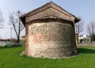 Abside - Chiesa o Oratorio di Santa Maria di Galnago o Galgano a OleggioFrazione Galnago o Galgano