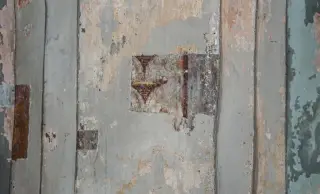 Affresco sotto pittura murale - Parrocchiale di San Vincenzo in Castro a Pombia