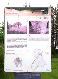Pannello illustrativo - Parrocchiale di San Vincenzo in Castro a Pombia