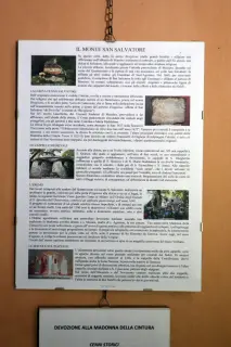 Pannello illustrativo - Eremo o Chiesa di San Salvatore a Massino Visconti