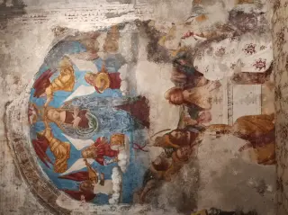 Madonna dell cintura - Chiesa Cimiteriale di San Pietro e Paolo a Brovello CarpugninoFrazione Graglia Piana