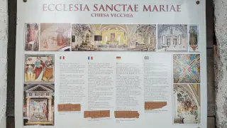 Pannello illustrativo - Chiesa Vecchia di Santa Maria a Belgirate