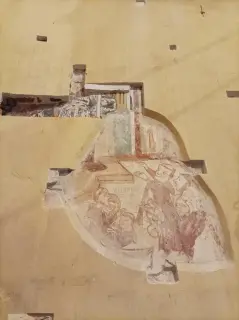 Frammento di affresco - Chiesa di San Filiberto a PellaFrazione Alzo