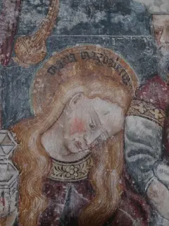 Affresco dettaglio - Parrocchiale di San Clemente a Cesara