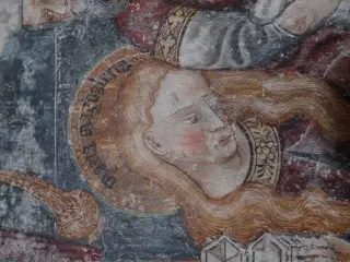 Affresco dettaglio - Parrocchiale di San Clemente a Cesara