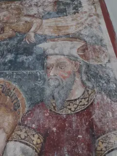 Affresco dettaglio - Parrocchiale di San Clemente a Cesara