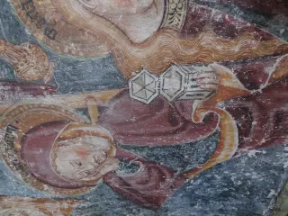 Affresco dettaglio - Parrocchiale di San Clemente a Cesara