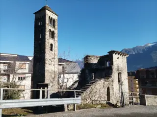 Ruderi e campanile - Oratorio di San Maurizio a VilladossolaFrazione Piaggio