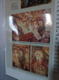 Pannello illustrativo - Chiesa o Oratorio di Santa Maria Assunta o al Piaggio a VilladossolaFrazione Piaggio