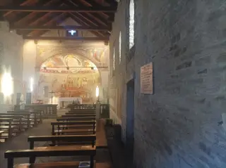 Affreschi absidali - Chiesa dei Santi Quirico e Giulitta a DomodossolaFrazione Casa delle Rane