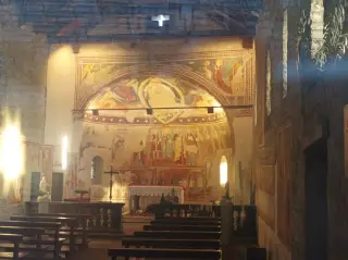 Affreschi absidali - Chiesa dei Santi Quirico e Giulitta a DomodossolaFrazione Casa delle Rane