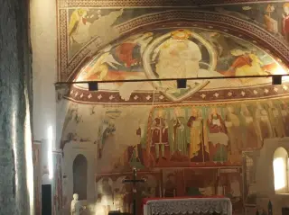 Affreschi absidali - Chiesa dei Santi Quirico e Giulitta a DomodossolaFrazione Casa delle Rane