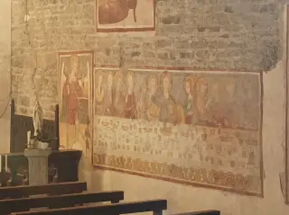 Ultima cena - Chiesa dei Santi Quirico e Giulitta a DomodossolaFrazione Casa delle Rane