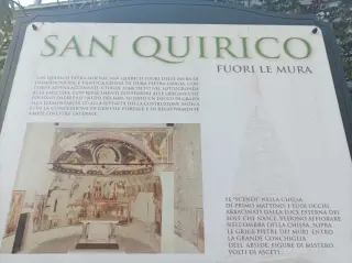 Pannello illustrativo - Chiesa dei Santi Quirico e Giulitta a DomodossolaFrazione Casa delle Rane