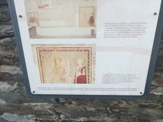 Pannello illustrativo - Chiesa dei Santi Quirico e Giulitta a DomodossolaFrazione Casa delle Rane