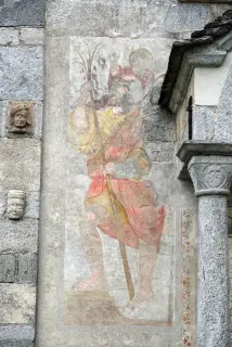 San Cristoforo in faccata - Parrocchiale di San Giulio a CrodoFrazione Cravegna