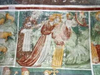 Affreschi - Cappella di San Pantaleone a BoccioletoFrazione Oro