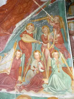 Affreschi - Cappella di San Pantaleone a BoccioletoFrazione Oro