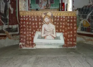 Cristo in pietà - Chiesa di San Lorenzo a BoccioletoFrazione Alpe Seccio