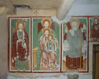 Sant'Antonio, Madonna col Bambino e Santa Caterina - Chiesa di San Lorenzo a BoccioletoFrazione Alpe Seccio