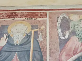 Sant'Antonio - dettaglio - Parrocchiale di Sant'Antonio Abate a BoccioletoFrazione Fervento