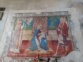 Madonna del Latte e San Rocco - Chiesa di San Marcello a Paruzzaro