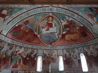 Cristo ed Evangelisti - Chiesa di San Marcello a Paruzzaro