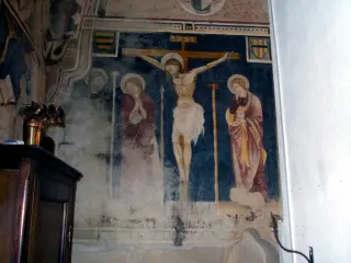 Crocifisso - Pieve o Santuario di Santa Maria de Ortis a Vigone