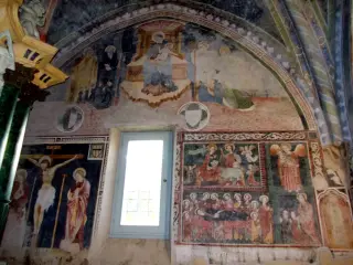 Madonna col Bambino e Santi - Pieve o Santuario di Santa Maria de Ortis a Vigone