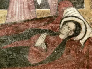 Affreschi - Cappella di Santa Maria Assunta o della Stella a MacelloFrazione Stella