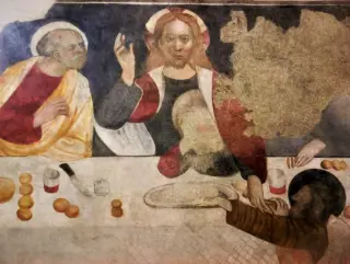 Affreschi - Cappella di Santa Maria Assunta o della Stella a MacelloFrazione Stella