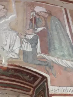 Dettaglio del committente - Cappella di Missione a Villafranca PiemonteFrazione San Giovanni