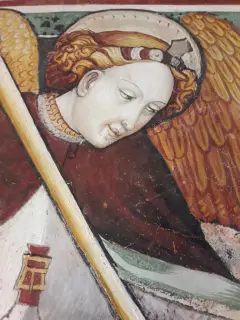 Particolare San Michele - Cappella di Missione a Villafranca PiemonteFrazione San Giovanni