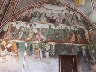 Cavalcata dei vizi e delle virtù - Cappella di Missione a Villafranca PiemonteFrazione San Giovanni