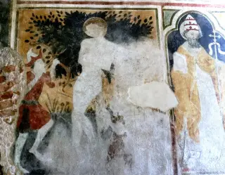 Affreschi - Chiesa di Santa Maria del Monastero a Manta