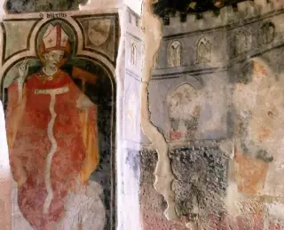 Affreschi - Chiesa di Santa Maria del Monastero a Manta