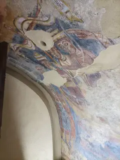 Affreschi torre campanaria - Chiesa Castellana Ex Parrocchiale dei Santi Filippo e Giacomo a Verzuolo