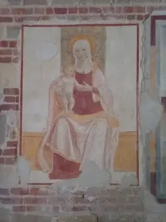 Madonna col Bambino - Chiesa Cimiteriale di San Pietro Vecchio al Cimitero a Brusasco