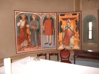 Affreschi absidali - Chiesa di San Martino a Busca