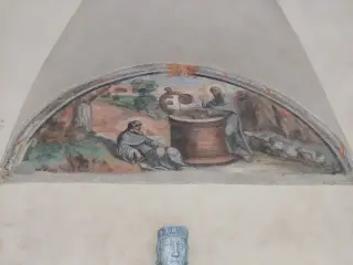 Storie di San Francesco nel chiostro - Chiesa di San Francesco a Cuneo
