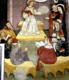 Affresco Storie della vita della Vergine e di Gesù - Santuario della Madonna dei Boschi o della Neve a Boves