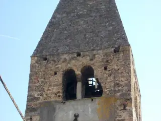 Cella campanaria lato nord - Parrocchiale della Natività di Maria Santissima a Aisone